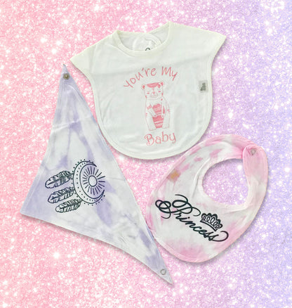 Kit de Baberos Tie Dye x3