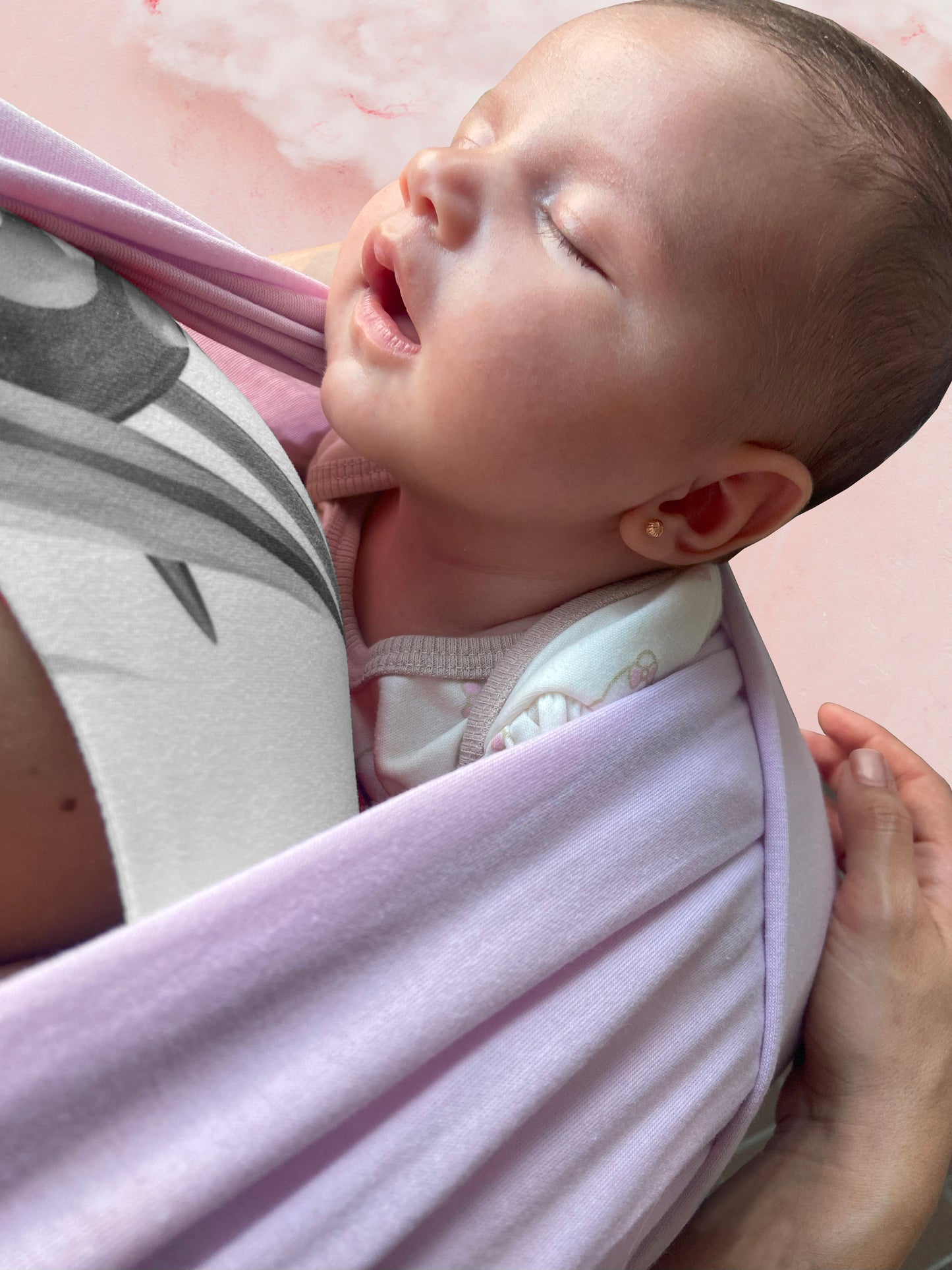 Cargador Fular + Gorro Pompón