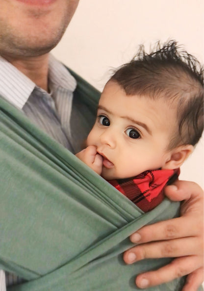 Cargador Fular + Gorro Pompón